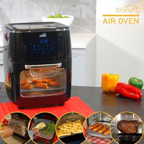 Horno freidora de aire de 12 L de capacidad